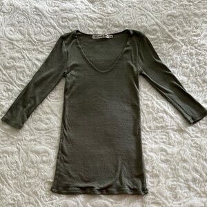 Michael Stars 3/4 sleeve top